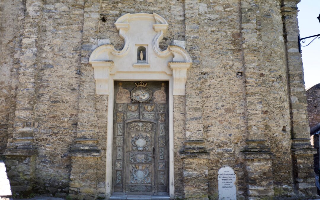 PORTE DE L&rsquo;EGLISE SAINTE MARIE DE ZUANI
