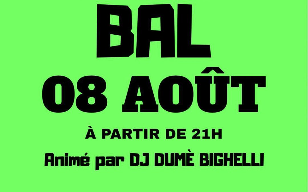 GRAND BAL À PIETRA DI VERDE