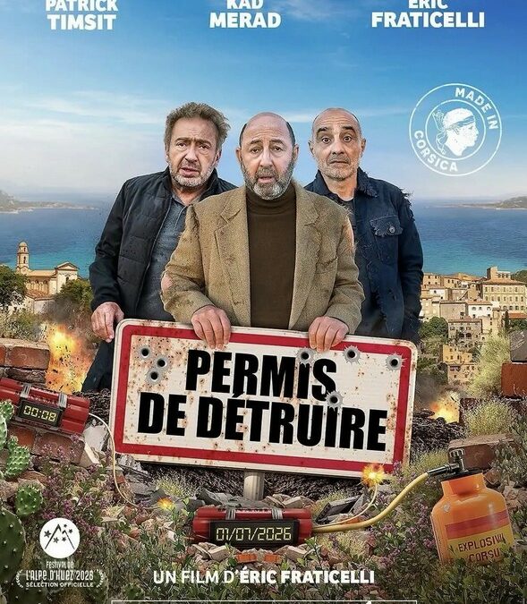 CINÉMA EN PLEIN AIR – PROJECTION DU FILM « PERMIS DE DÉTRUIRE » – ALERIA