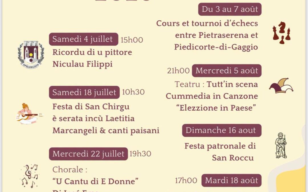 FÊTE DE LA SAINT-QUILICUS – PIETRASERENA