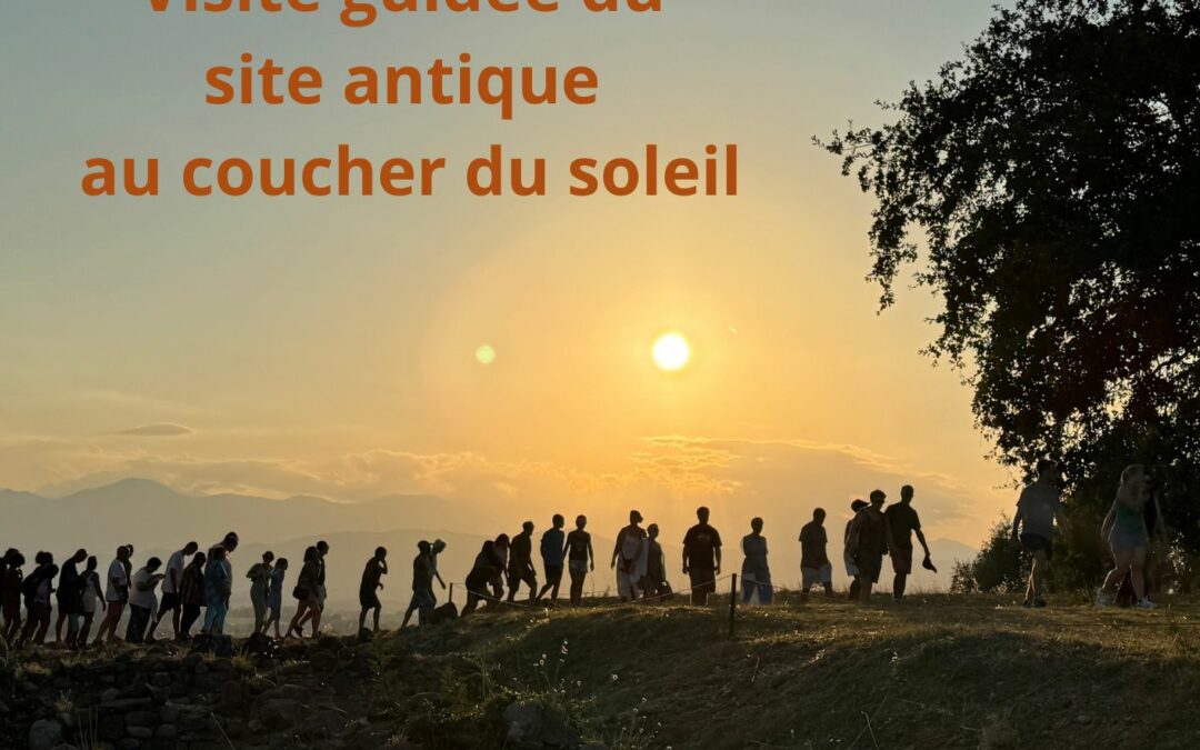 VISITE GUIDÉE GRATUITE DU SITE ANTIQUE D&rsquo;ALERIA AU COUCHER DU SOLEIL – 19h